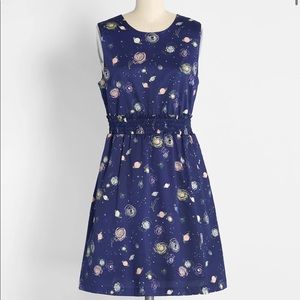 Dreamscape Sky Park Fit and Flare Dress